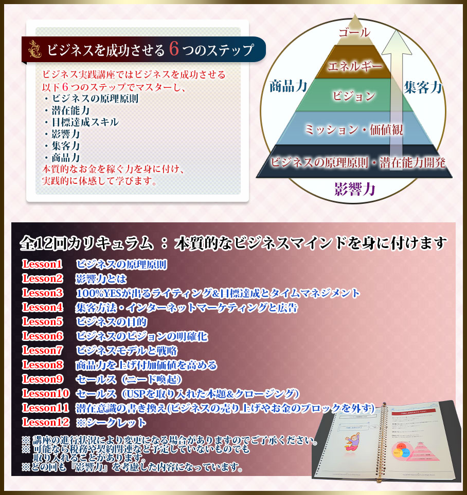 すでに1000人以上が参加し、夢や目標を達成した声を頂いています。年にこの時期だけの夢を叶えるプログラム、カリスマセラピストが全力でお伝えするセミナーを開催！